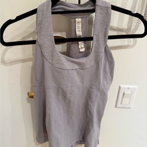 Lululemon Athletica Light Gray Tank Top